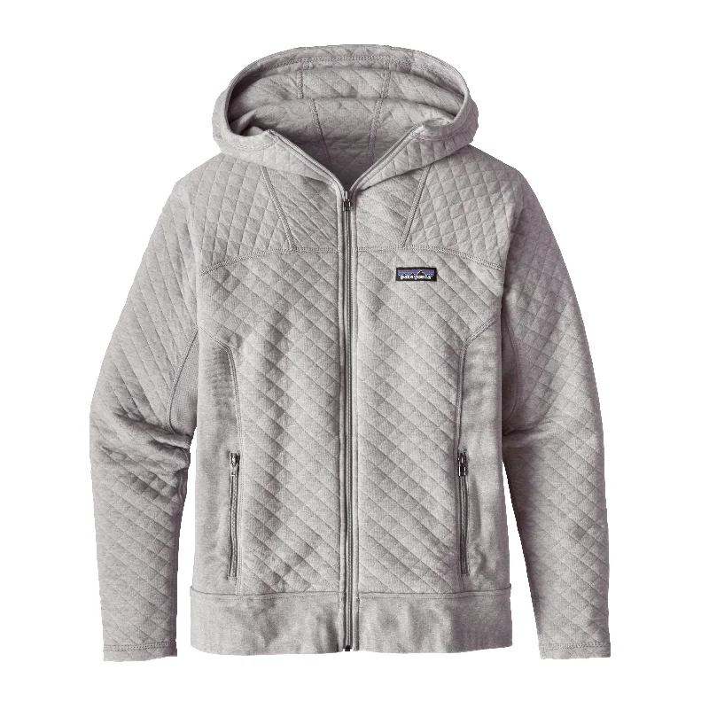 sustainable women's coatsW's Cotton Quilt Hoody