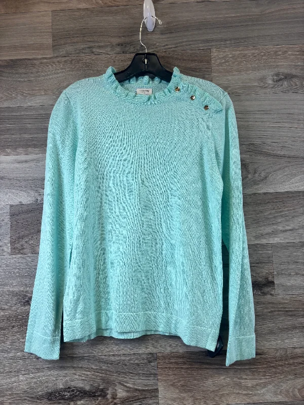 women's tops for those who love bold and vibrant colorsTop Long Sleeve By J. Crew In Green, Size: S