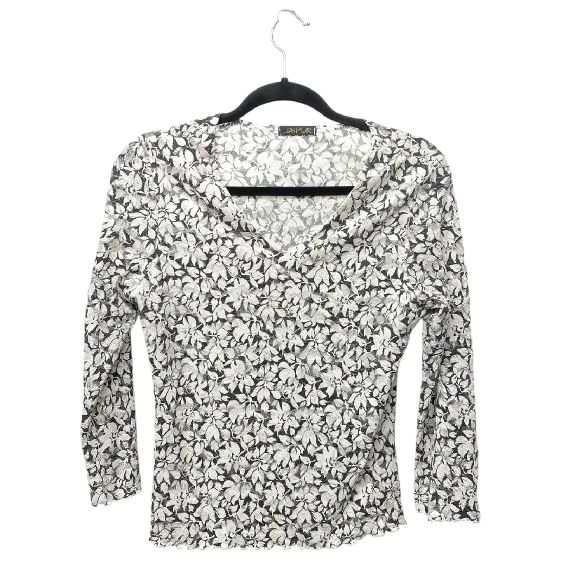 women's tops for statement-making outfitsTop Long Sleeve By Jaipur In Floral Print, Size: S