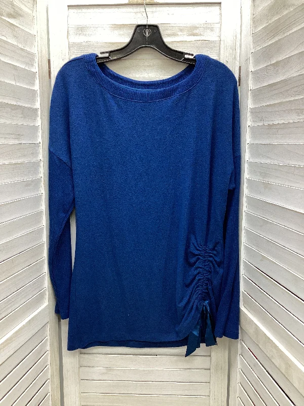 cozy women's tops for fall and winterTop Long Sleeve By White House Black Market In Blue, Size: M