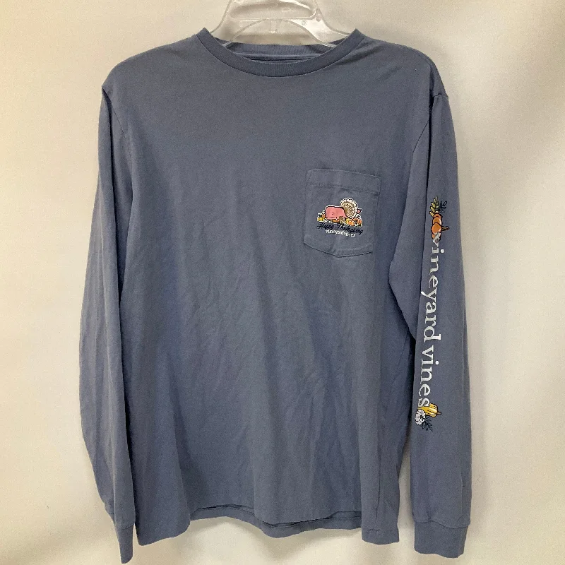 women's tops for those who want to invest in timeless piecesTop Long Sleeve By Vineyard Vines In Blue, Size: S