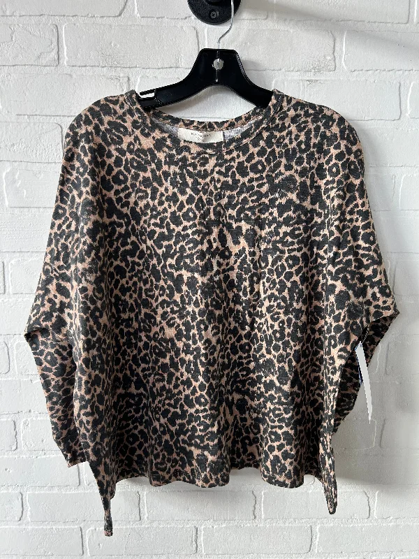 women's tops for everyday eleganceTop Long Sleeve By rapsodia In Animal Print, Size: Xl