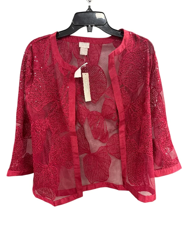 women's tops for those who value both quality and affordabilityTop Long Sleeve By Chicos In Red, Size: S