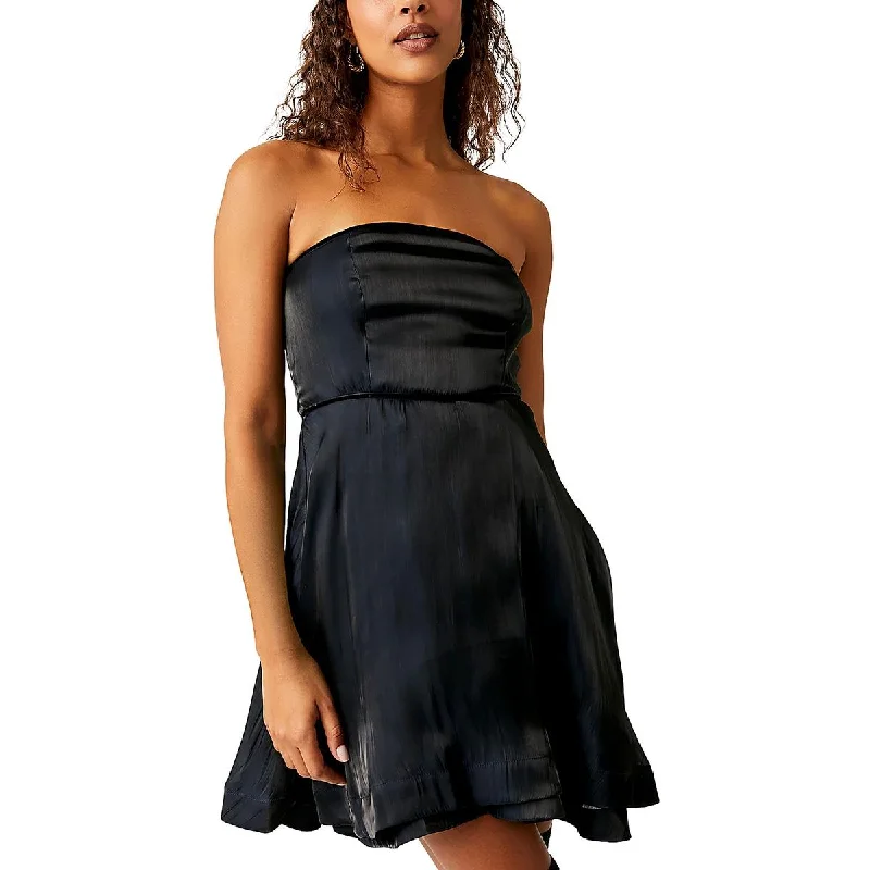 Sweetheart Neckline DressFree People Womens Layered Strapless Mini Dress