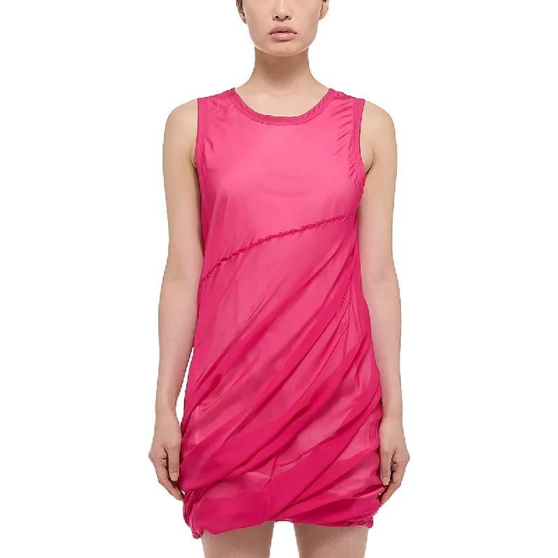 women's retro dressesHelmut Lang Womens Gathered Above Knee Mini Dress