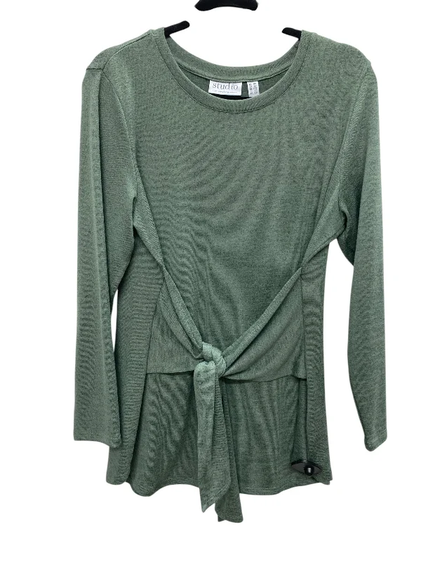 women's tops for those who want to stay warm and stylish during colder weatherTop Long Sleeve Basic By Studio In Green, Size: M