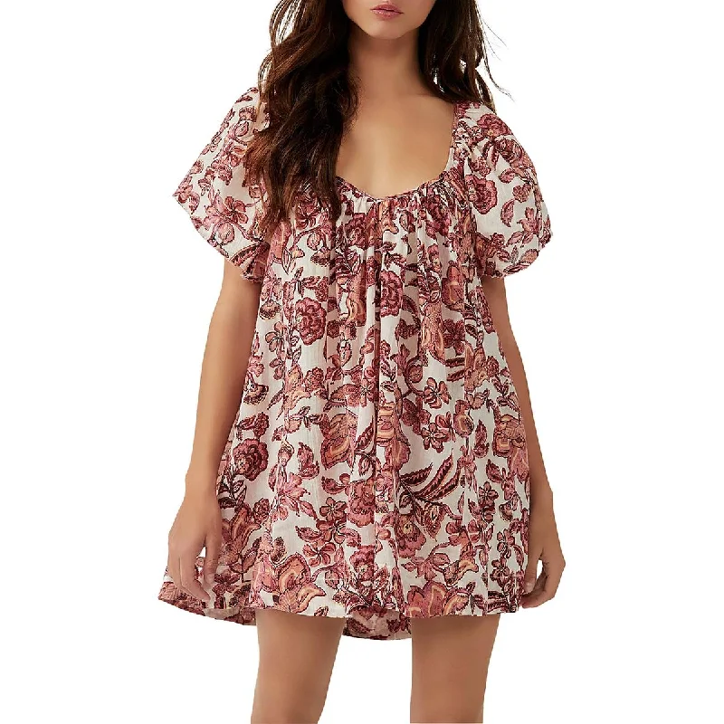 Peter Pan Collar DressFree People Womens Kauai Cotton Flowy Fit Mini Dress