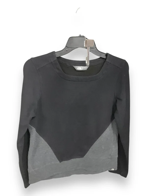 women's tops for statement-making outfitsTop Long Sleeve By The North Face In Black & Grey, Size: S