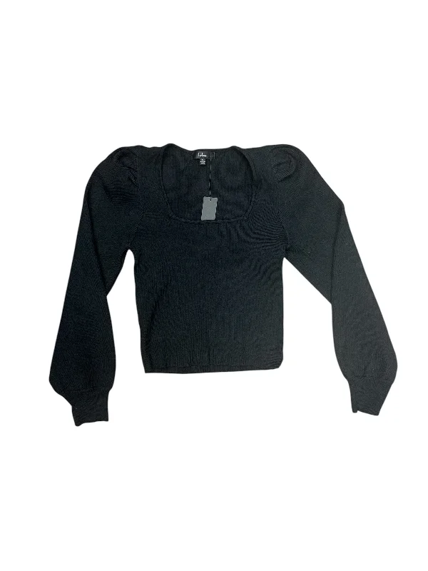 women's tops for those who love to shop for unique findsTop Long Sleeve By Lulus In Black, Size: Xl