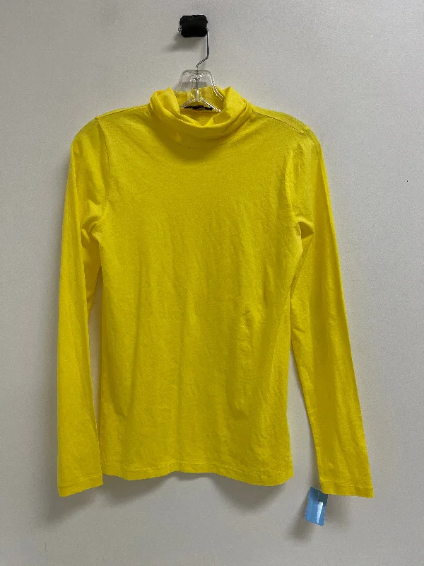 women's tops for those who want to add a touch of sophistication to their casual attireTop Long Sleeve By J. Crew In Yellow, Size: S