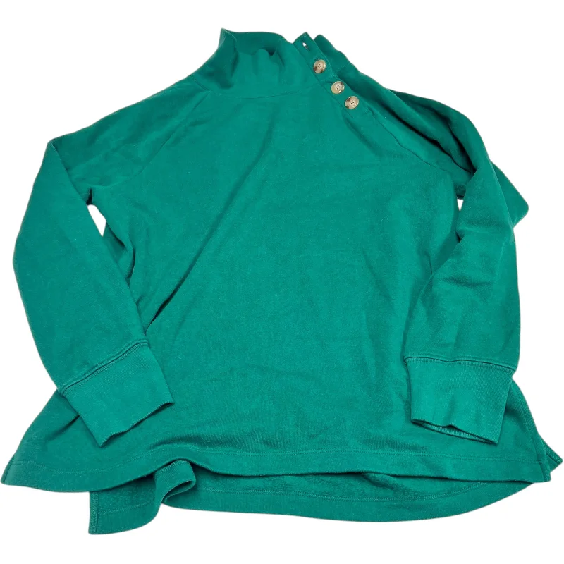 women's tops for casual FridaysTop Long Sleeve By J. Crew In Green, Size: M