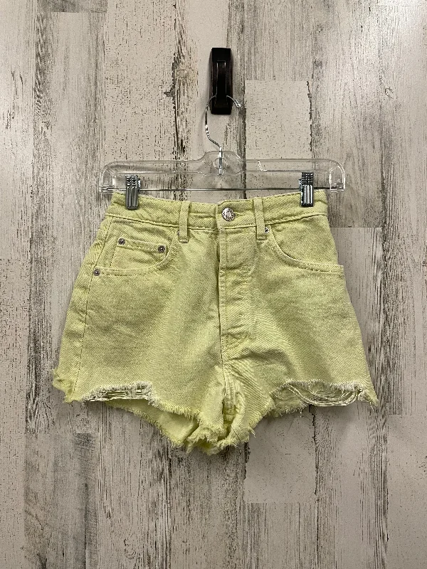 women's dress shortsShorts By Zara In Yellow, Size: 2