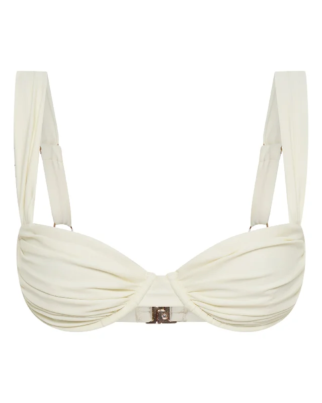 Sheer Female SwimwearRhodes Top Ivory