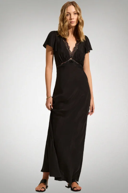 Beaded DressAUGUST THE LABEL Womens Rianne Maxi Dress - Black