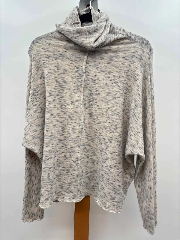 women's tops that offer a perfect blend of style, comfort, and affordabilityKLD Women's Size S Oatmeal Heathered Long Sleeve Shirt