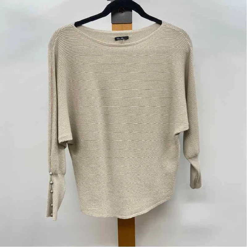 women's tops for evening soireesVila Milano Women's Size S Stone Solid Sweater