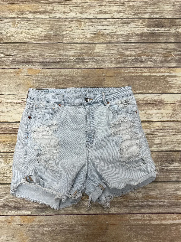 women's high-waisted shortsShorts By American Eagle In Blue Denim, Size: 14