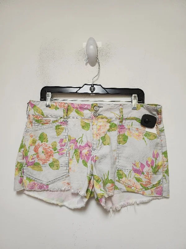 women's hot shortsShorts By Pilcro In Floral Print, Size: 8