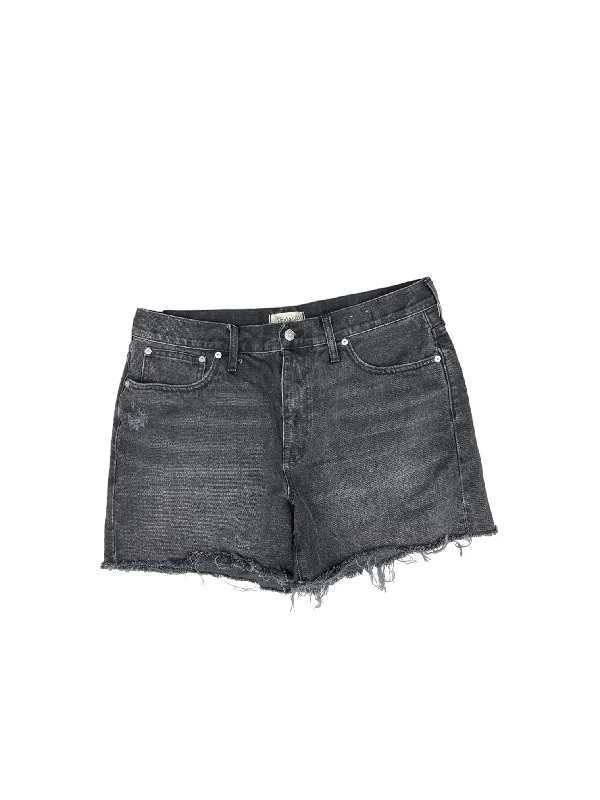 women's knee-length shortsShorts By Madewell In Black Denim, Size: 31