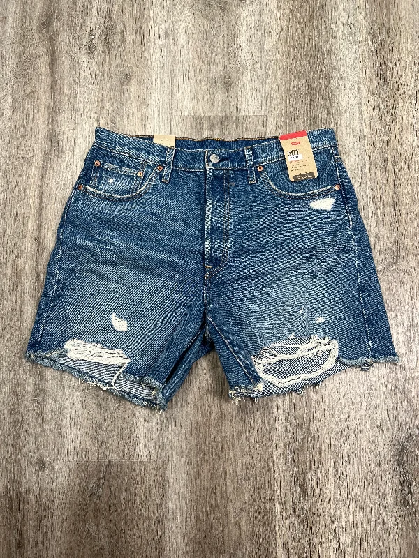 women's retro shortsShorts By Levis In Blue Denim, Size: Xl