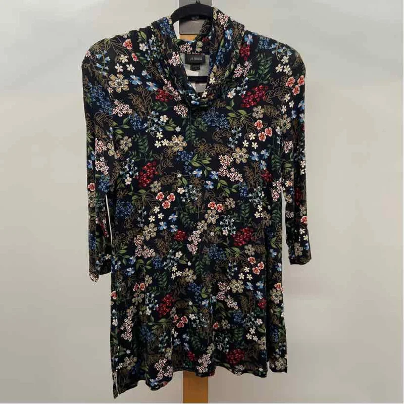 women's tops for those who want to create outfits that are both trendy and timelessJJill Women's Size S Black Floral Tunic