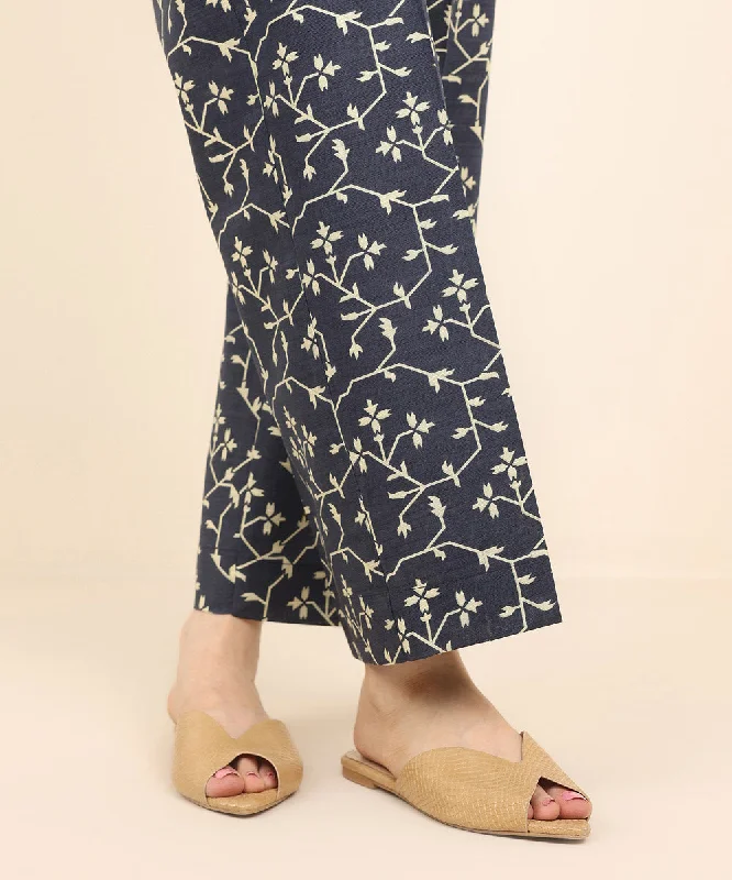 women's tops for those who believe in expressing their individuality through fashionPrinted Khaddar Culottes