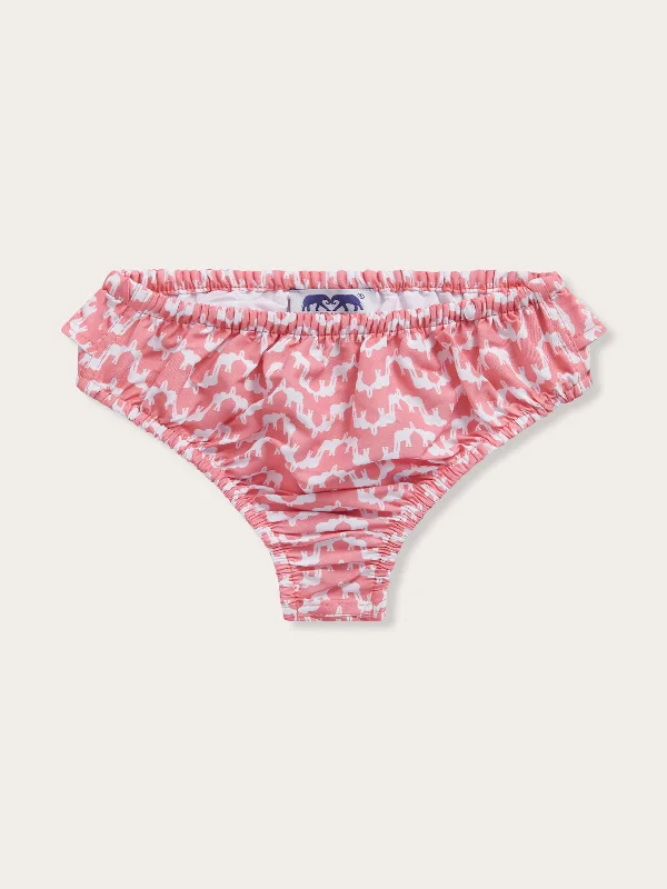 Animal Print Female SwimwearGirls Elephant Palace Strawberry Calabash Bikini Bottoms