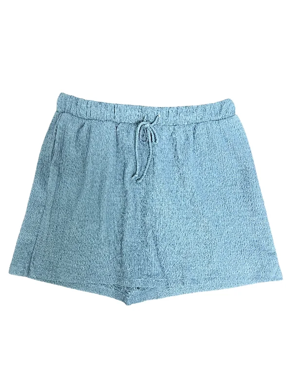 women's above-the-knee shortsShorts By Double Fault In Blue, Size: L