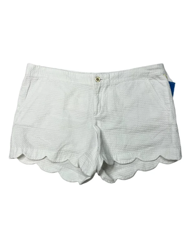 women's luxury shortsShorts By Lilly Pulitzer In White, Size: 14