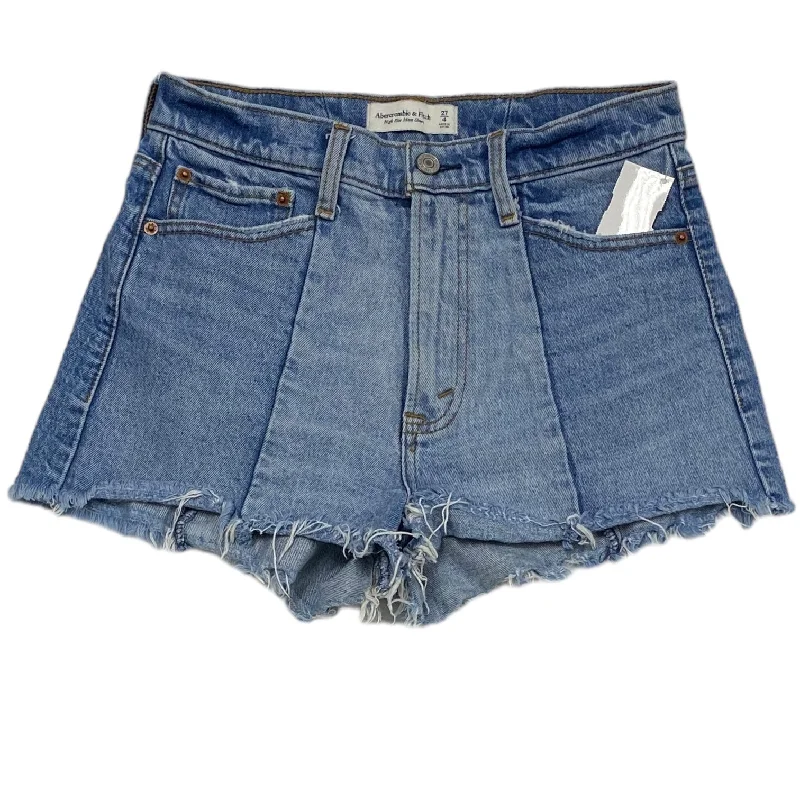 women's lightweight shortsShorts By Abercrombie And Fitch In Blue Denim, Size: 4