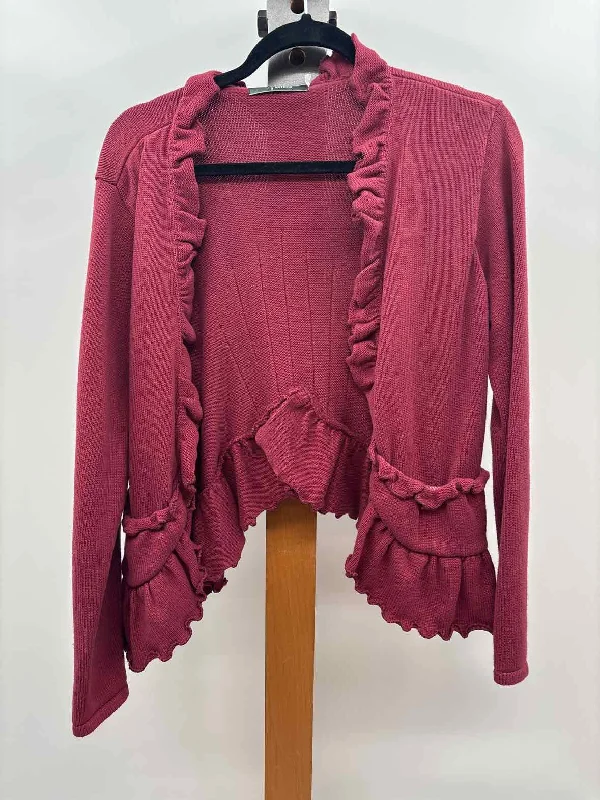 women's tops for those who want to show off their figure in a flattering wayWillow Women's Size S Mauve Solid Cardigan