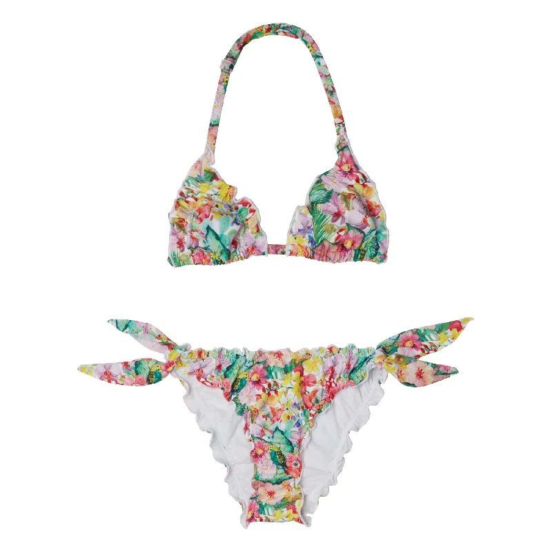 Eco-Friendly Female SwimwearGIRL'S FROU FROU BIKINI GARDEN