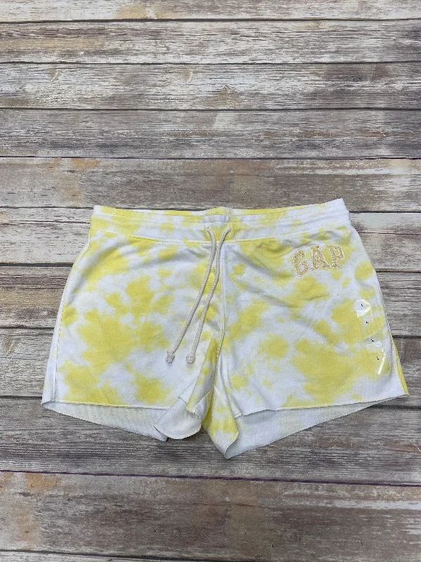 women's retro shortsShorts By Gap In White & Yellow, Size: L