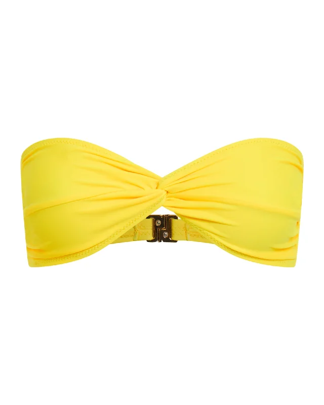 Glittery Female SwimwearPositano Top Lemon