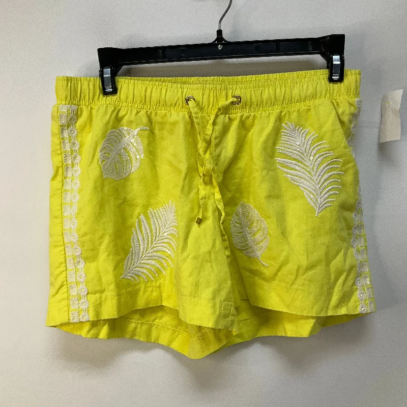 women's distressed denim shortsShorts By Lilly Pulitzer In Yellow, Size: Xs