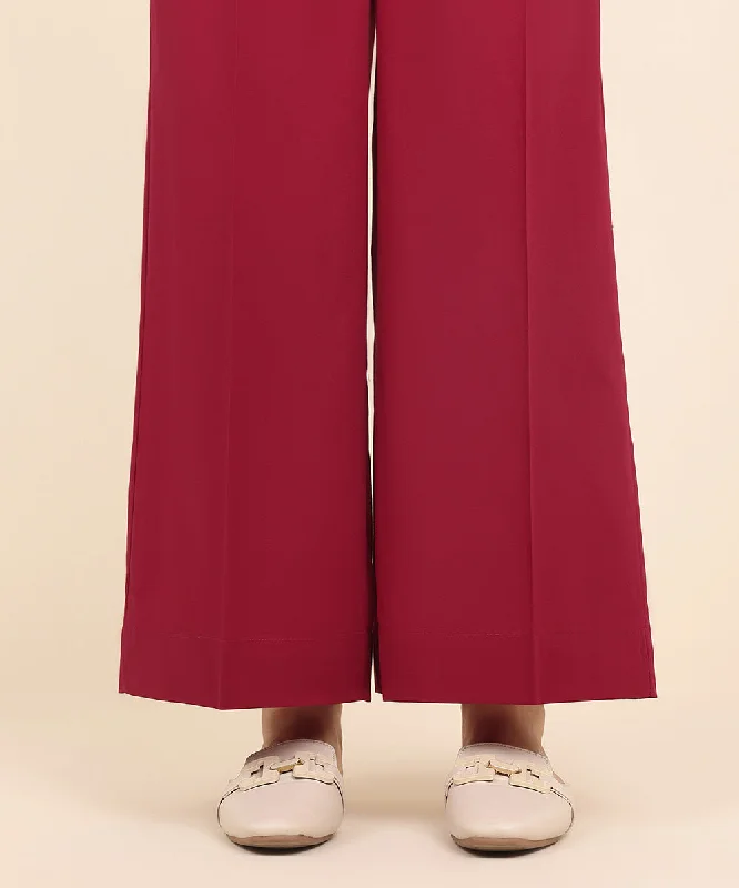 women's tops for those who want to create outfits that are both unique and memorableSolid Cambric Culottes