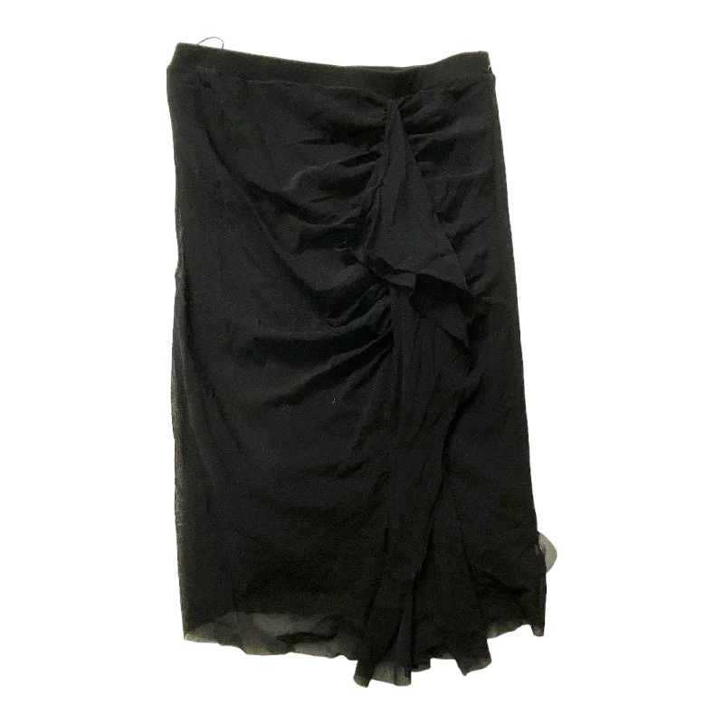 women's tulip skirtsBlack Skirt Designer Cma, Size M