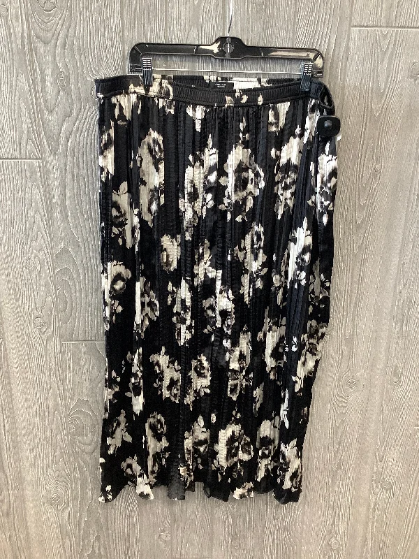 women's solid-color skirtsBlack Skirt Maxi Simply Vera, Size 18