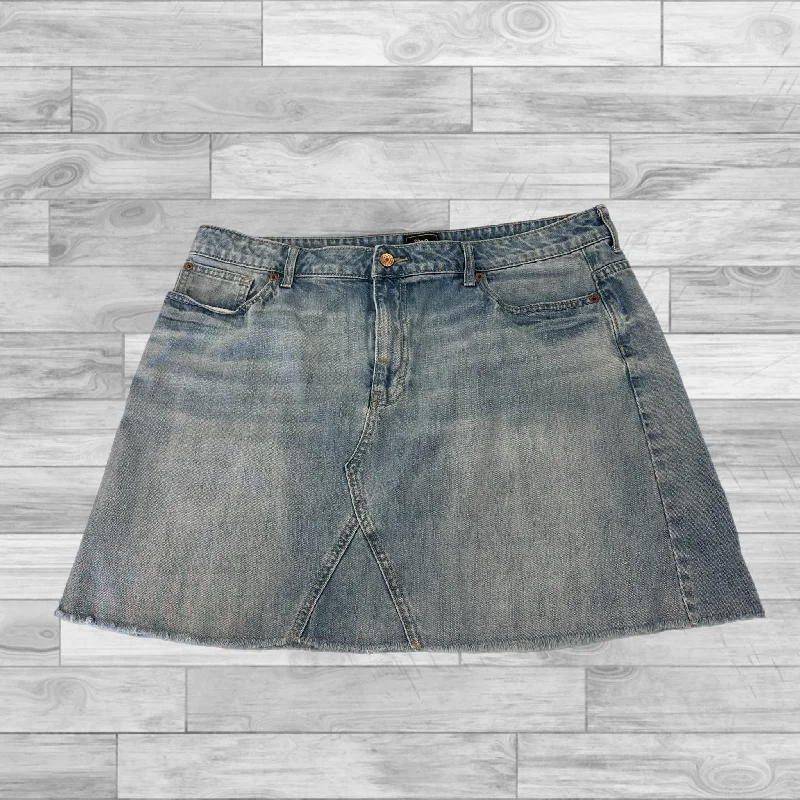 women's formal tiered skirtsBlue Denim Skirt Mini & Short Gap, Size 18