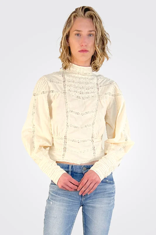 women's tops for boho-chic stylesBonnie Blouse - Off White