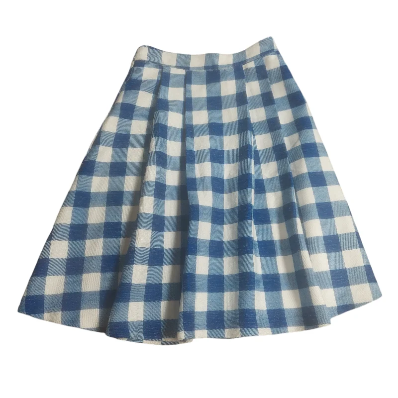 women's lightweight linen skirts for warm weatherCheckered Pattern Skirt Midi Jealous Tomato, Size M