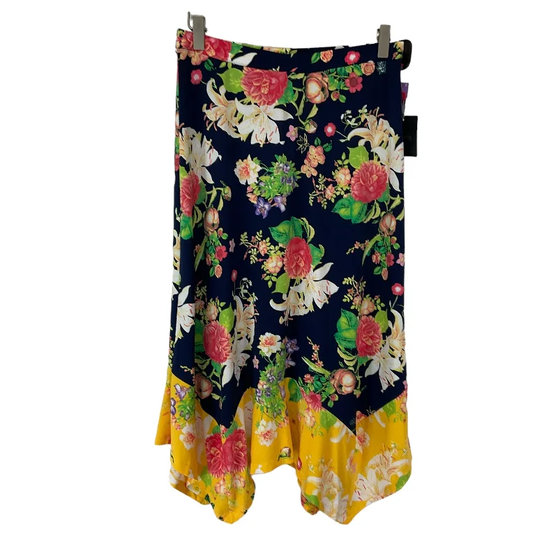 women's lightweight linen skirts for warm weatherFloral Print Skirt Maxi Rafaella, Size S