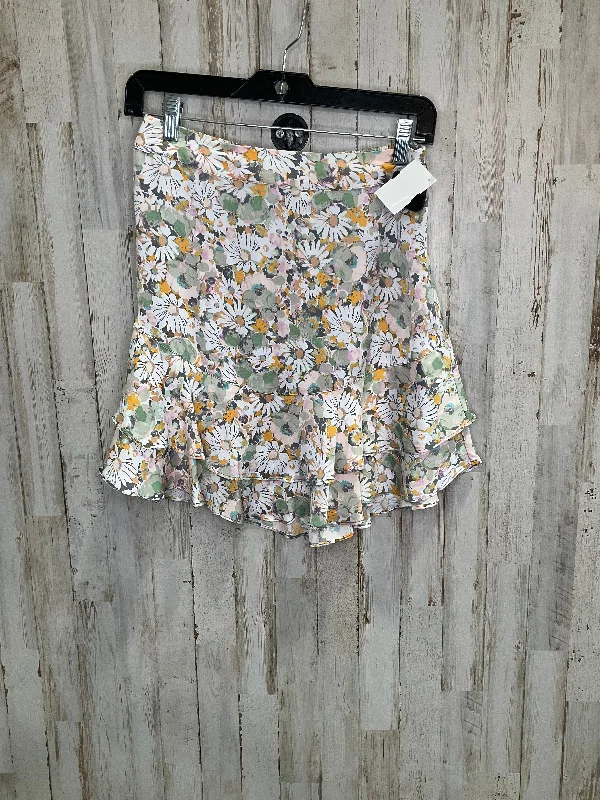 women's elastic waist skirtsFloral Print Skirt Mini & Short Lc Lauren Conrad, Size S