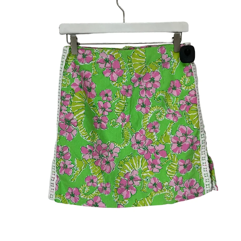 women's high-performance dressy skirtsGreen Skirt Designer Lilly Pulitzer, Size 2