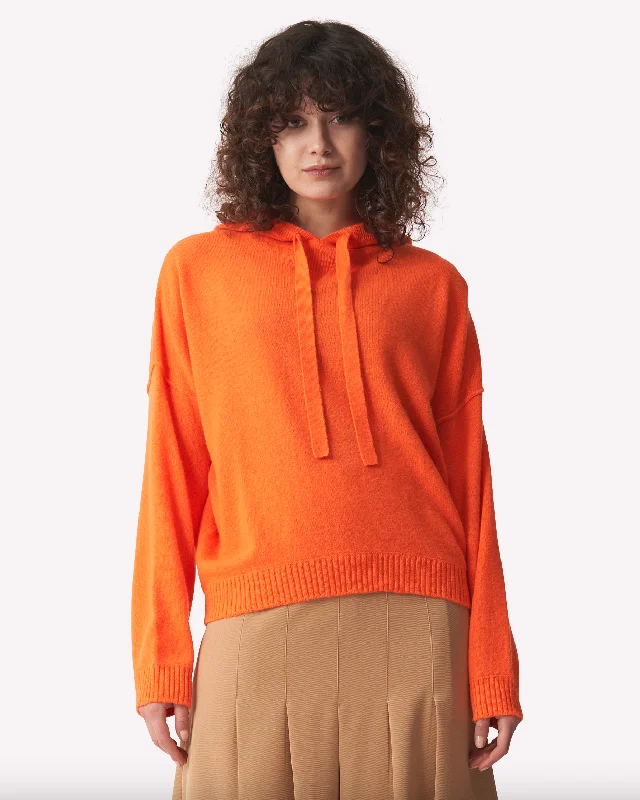 women's tops for minimalist aestheticsHattie Hoodie - Orange