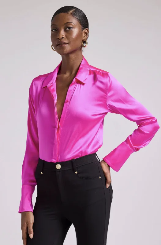 women's tops for those who want to stay warm and stylish during colder weatherJay Blouse - Hot Pink