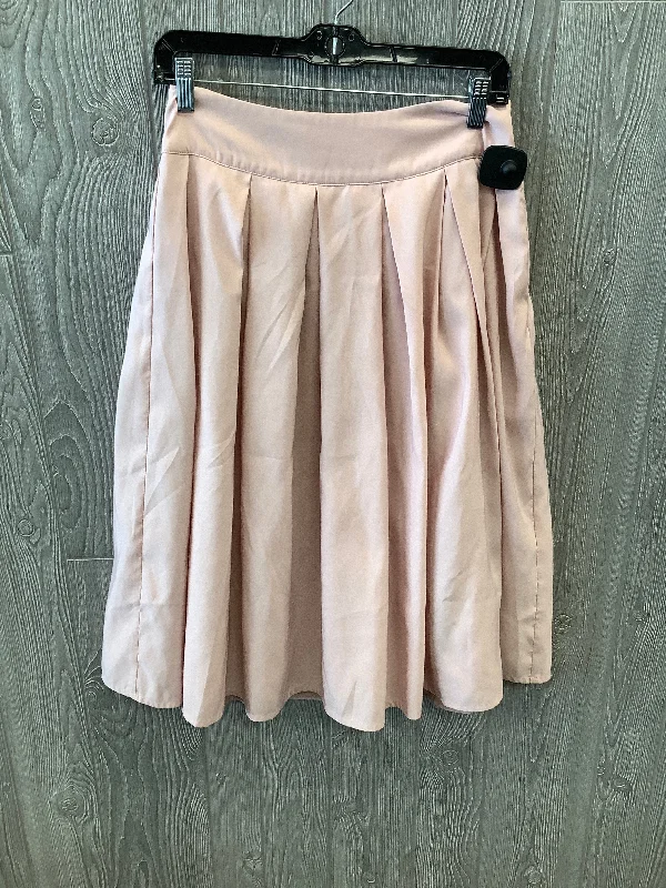 women's tulip skirtsPink Skirt Midi Forever 21, Size 6