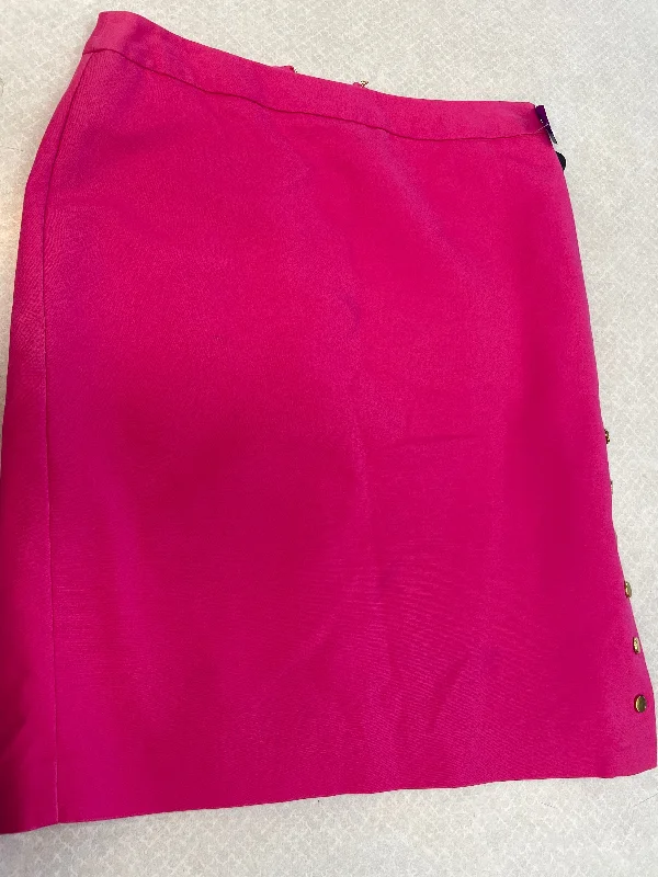 women's dressy skirtsPink Skirt Midi Worthington, Size 6petite