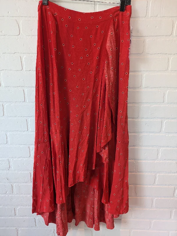 women's fall maxi skirtsRed Skirt Maxi Astr The Label, Size 12