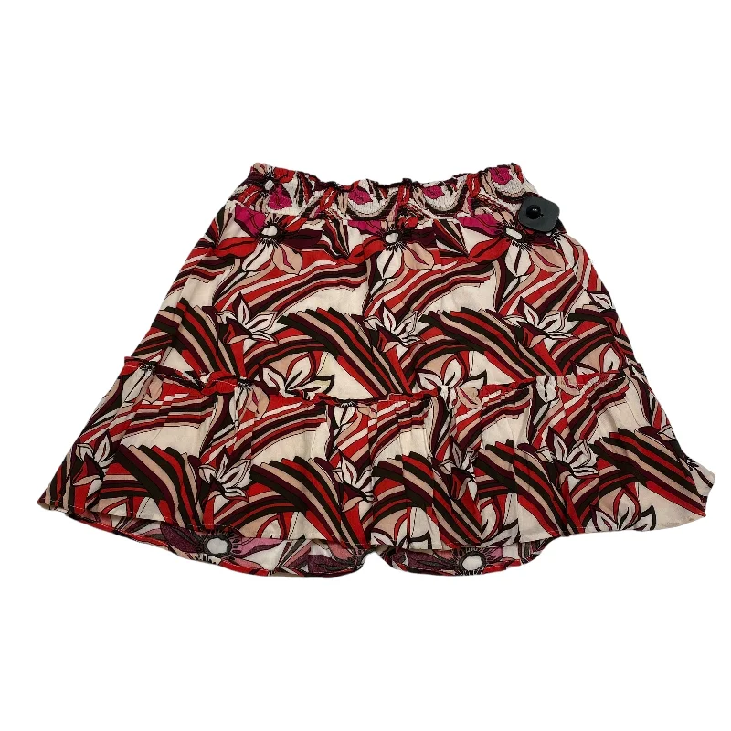 women's pencil pleat skirtsRed Skirt Mini & Short Anthropologie, Size S